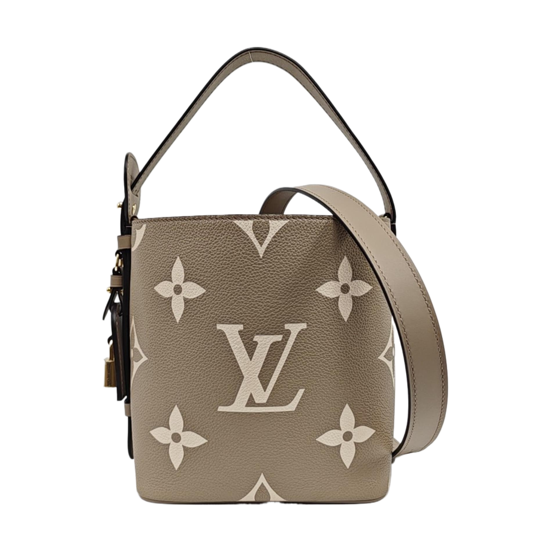 ALL IN BB Monogram Calfskin Gray