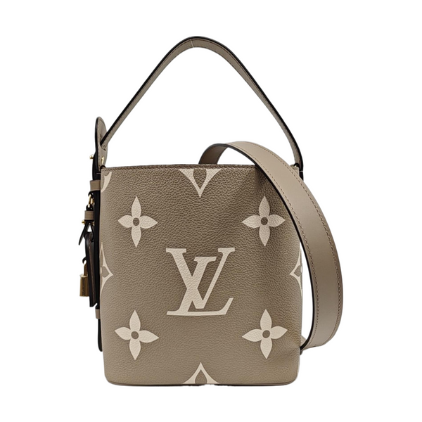 ALL IN BB Monogram Calfskin Gray