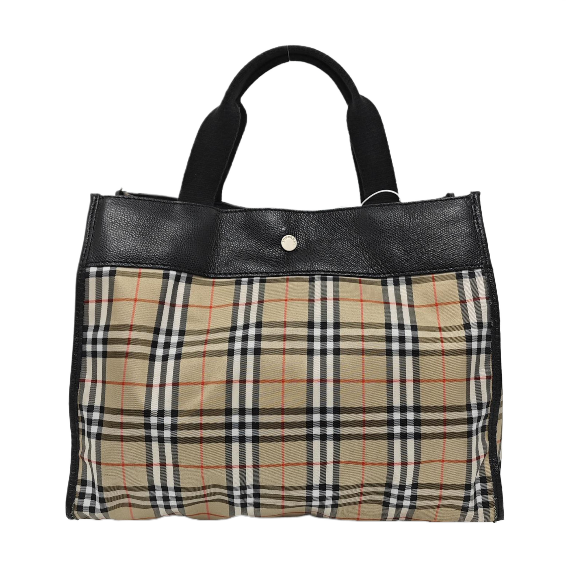 Canvas Top Handle Bag Beige