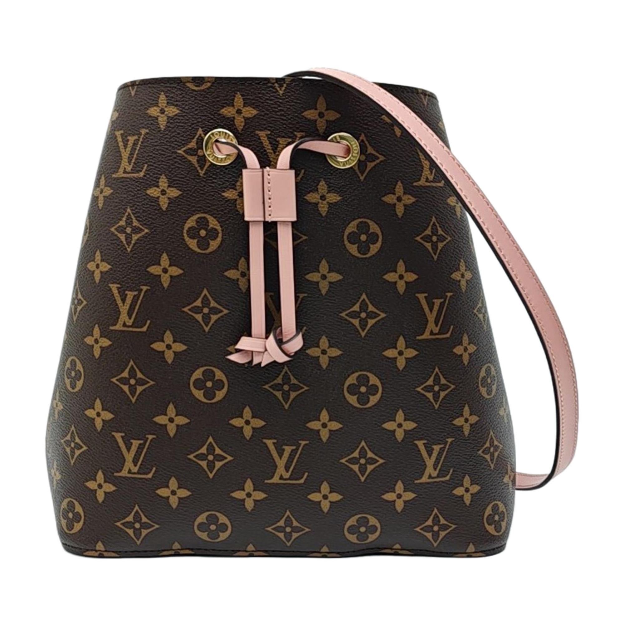 NÉONOÉ MM Monogram Coated Canvas Brown