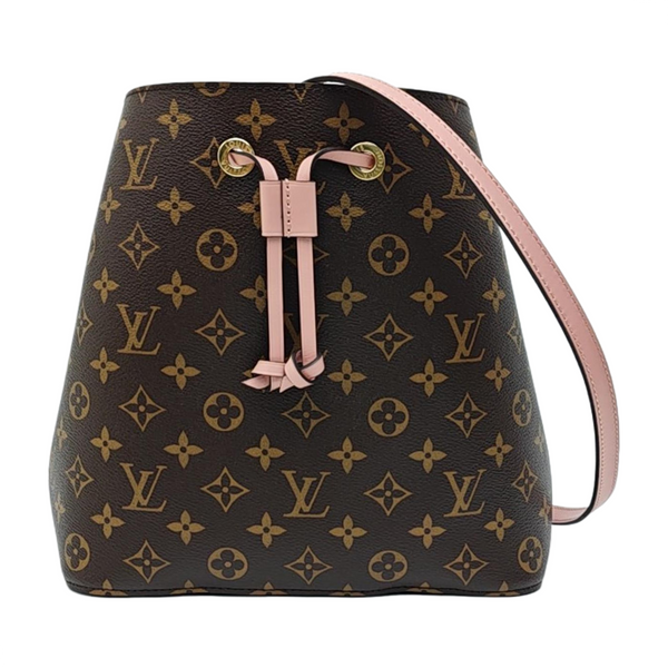 NÉONOÉ MM Monogram Coated Canvas Brown