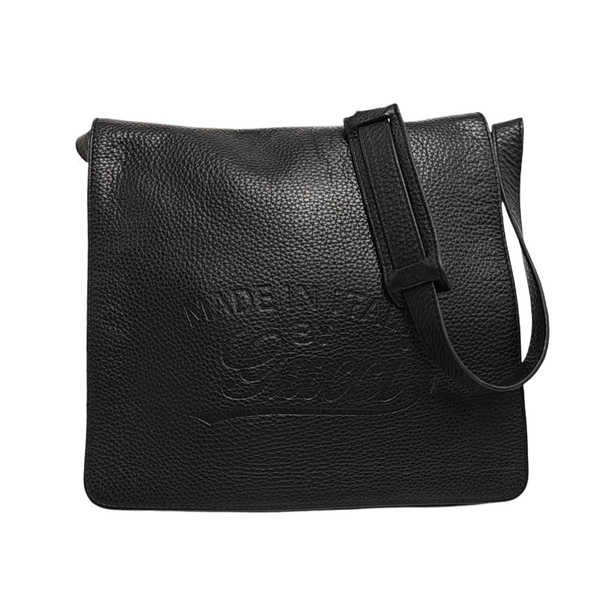Calfskin Shoulder Bag Black