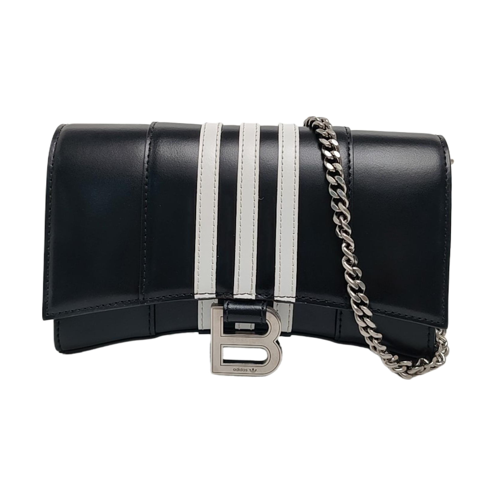 Hourglass Small Calfskin Black