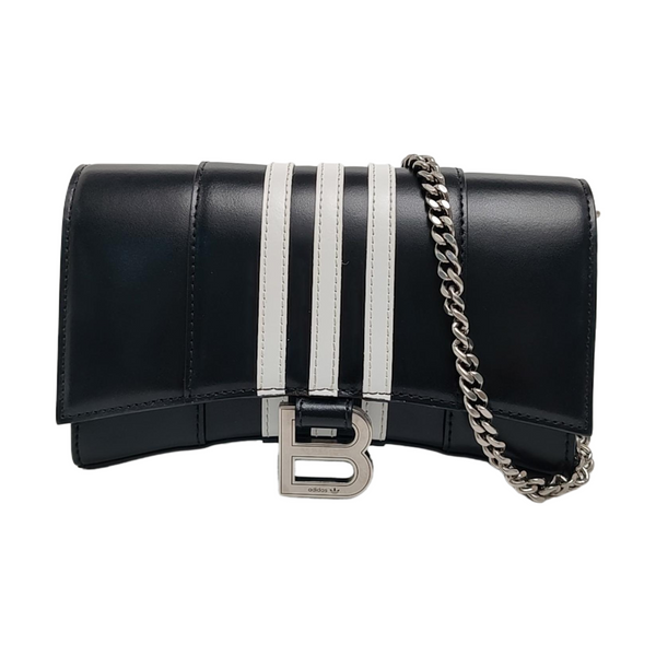Hourglass Small Calfskin Black