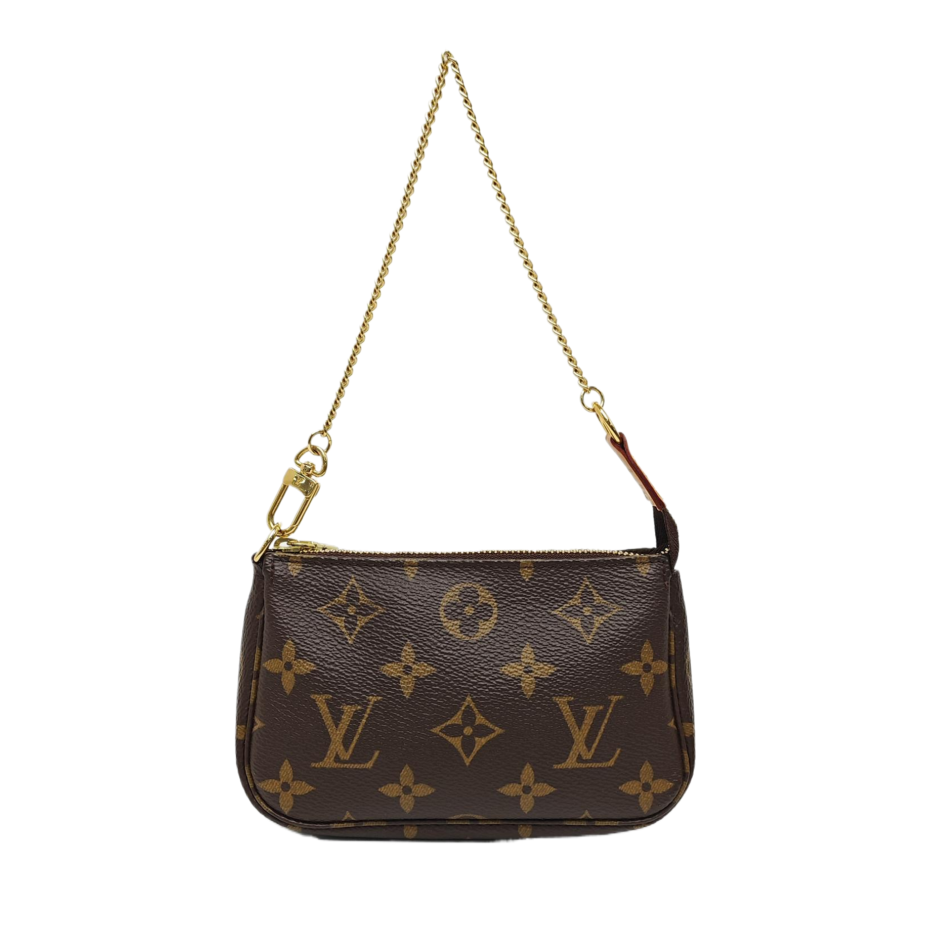 ACCESSOIRES Mini Monogram Coated Canvas Brown