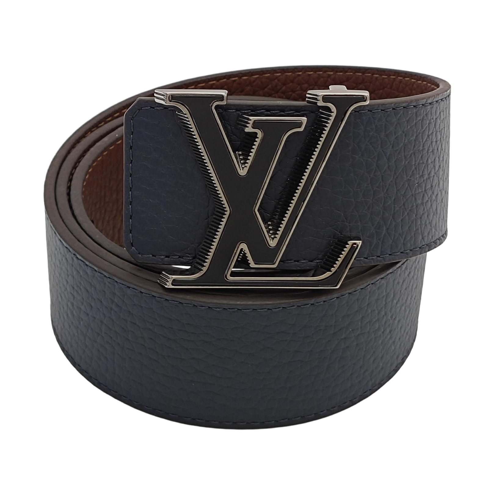 Leather Belt Blue