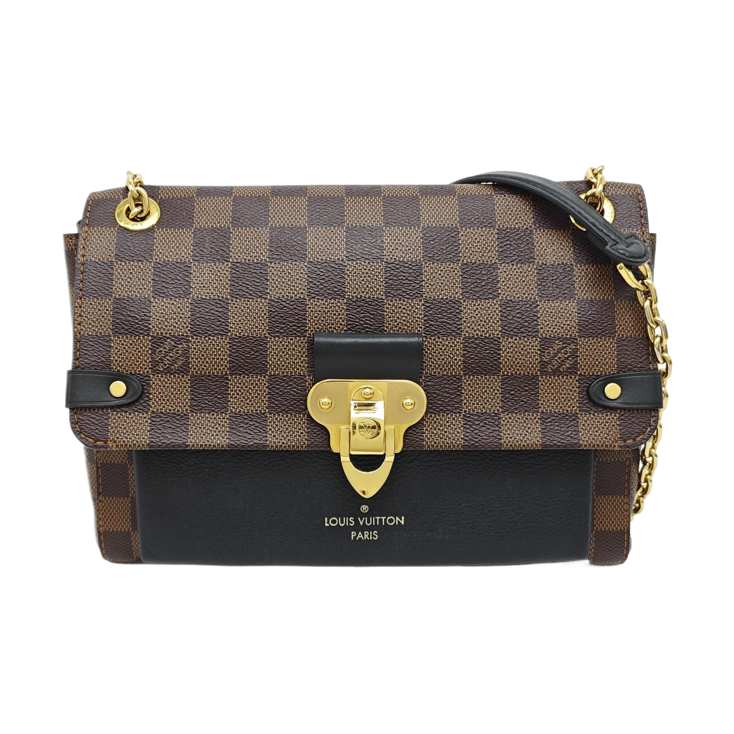 VAVIN PM Damier Ebene Coated Canvas Brown