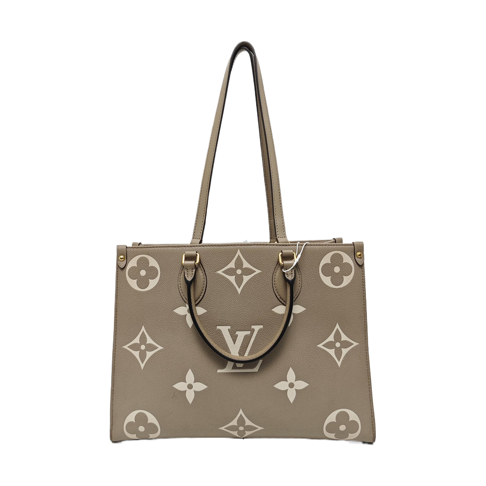 ONTHEGO MM Monogram Calfskin Gray