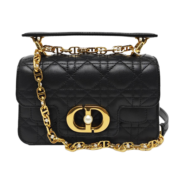 Dior Caro Mini Cannage Calfskin Black