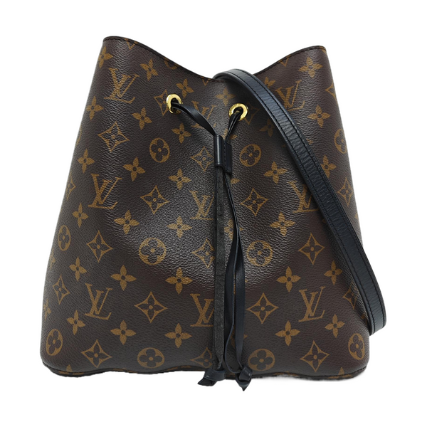 NÉONOÉ MM Monogram Coated Canvas Brown