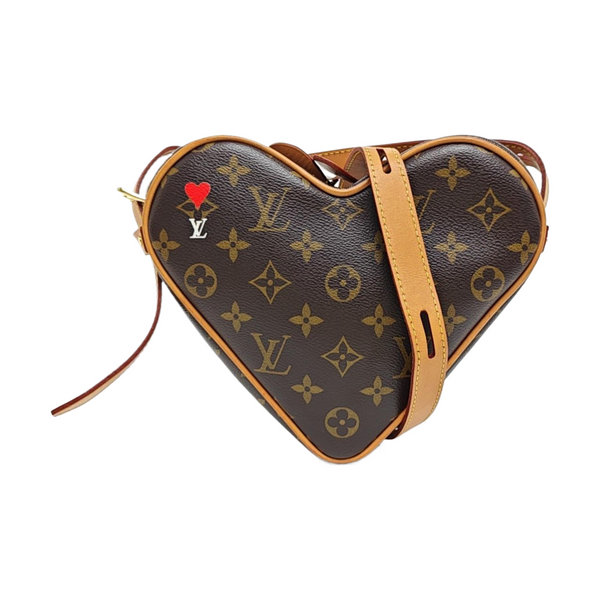 GAME ON Monogram Coated Canvas Brown