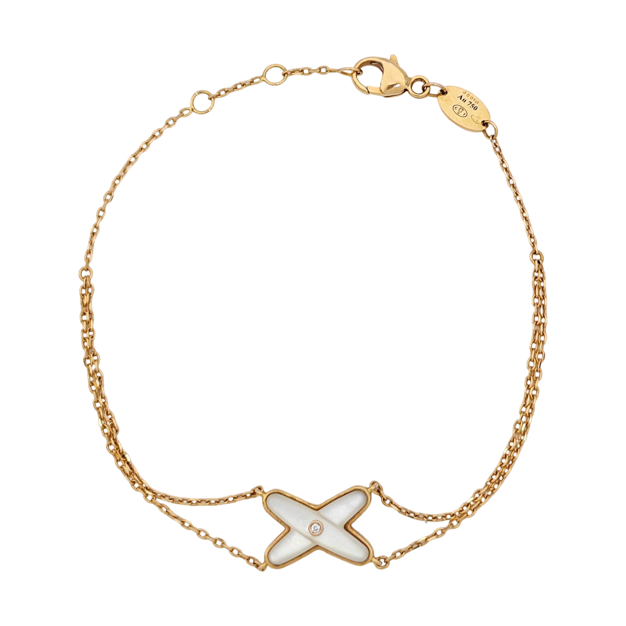 Jeux De Liens 18k Rose Gold Bracelet