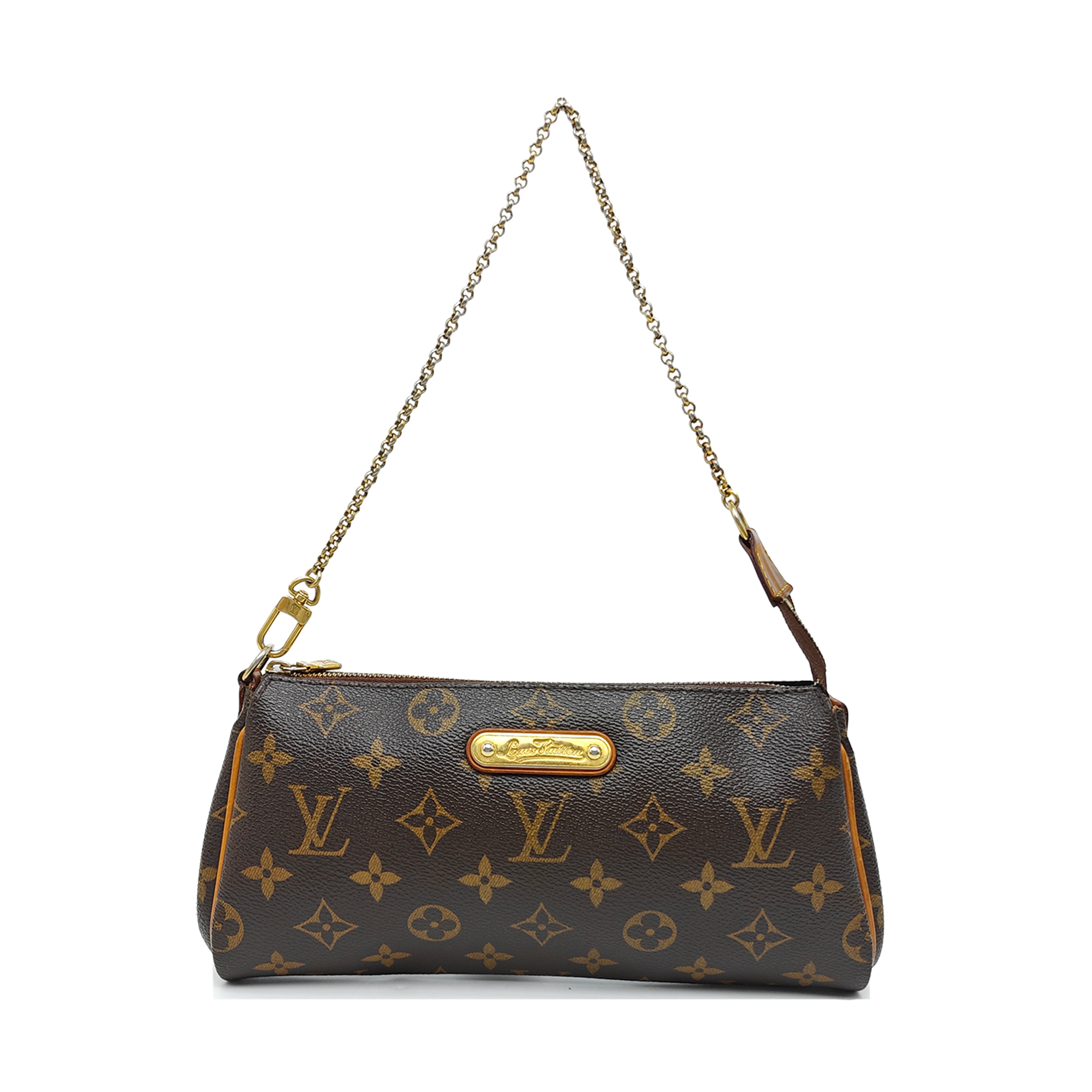 EVA Monogram Coated Canvas Brown