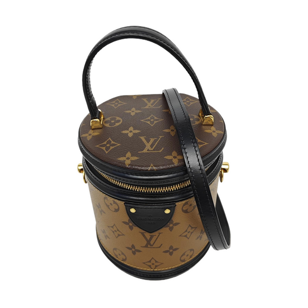 CANNES PM Monogram Coated Canvas Brown