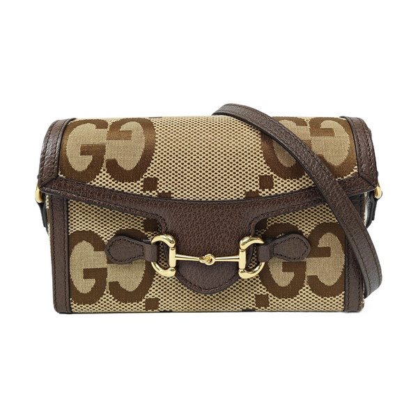 Horsebit 1955 Mini Monogram Canvas Beige