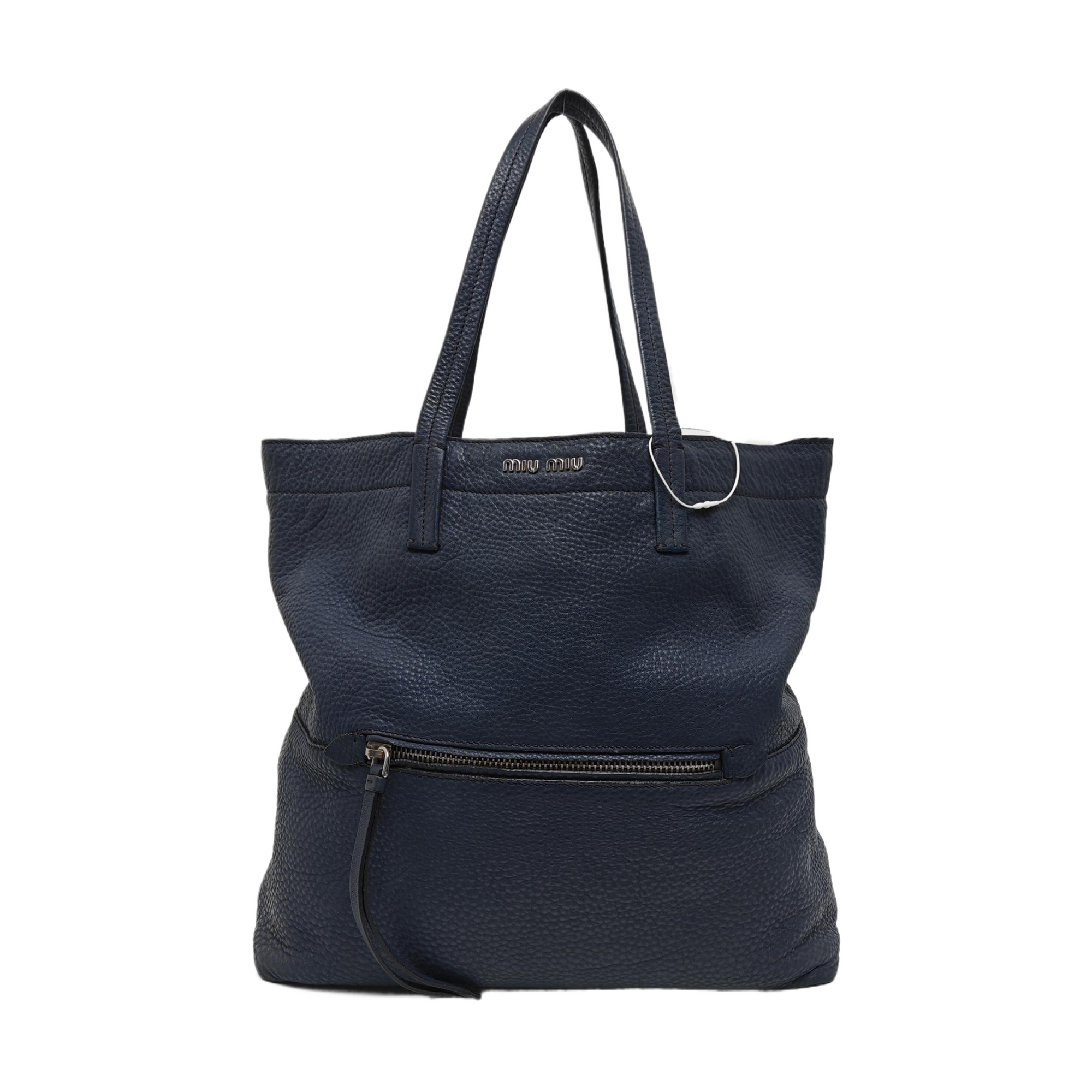 Calfskin Tote Bag Blue