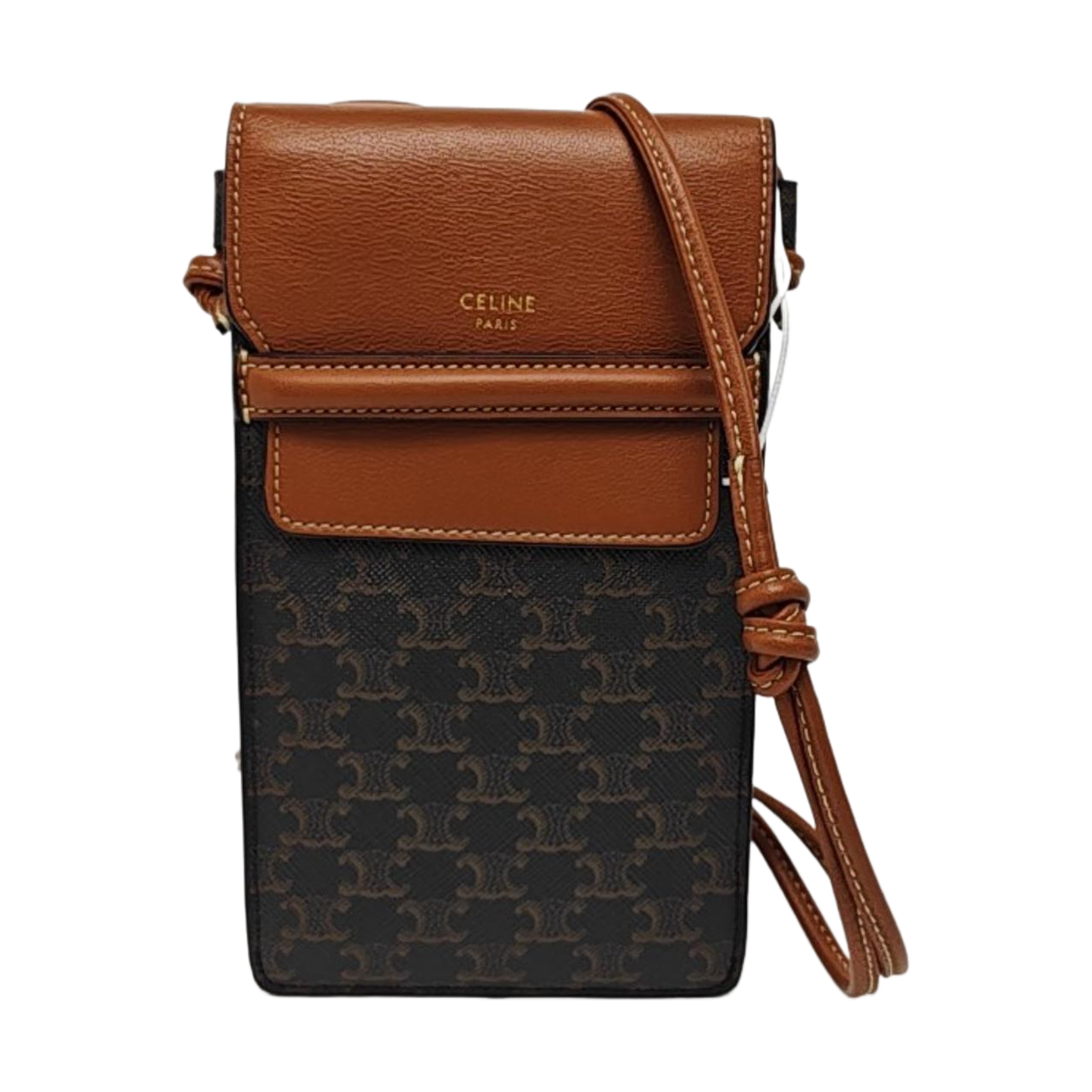 TRIOMPHE Mini Coated Canvas Brown