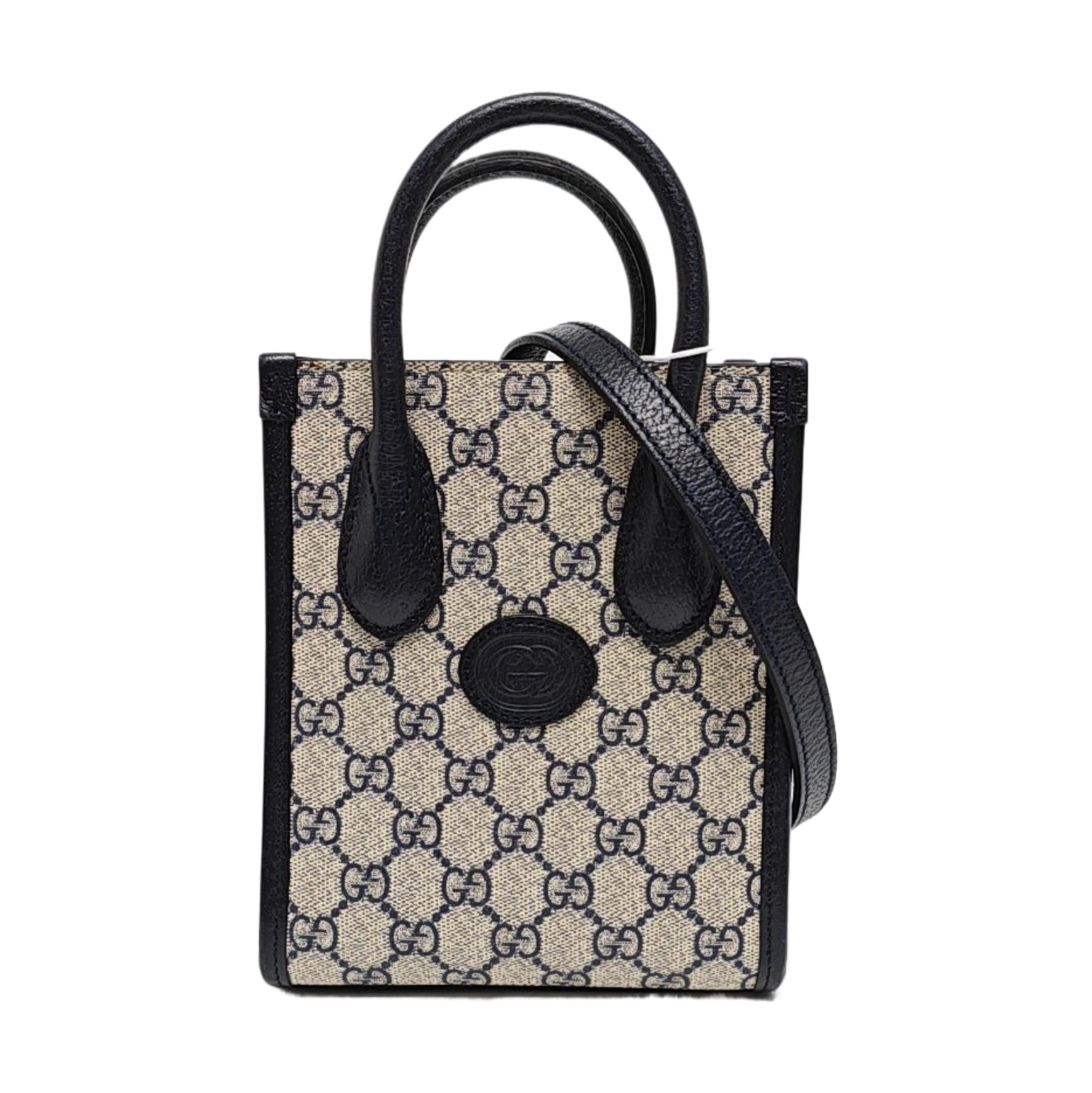 Retro Mini Monogram Coated Canvas Beige