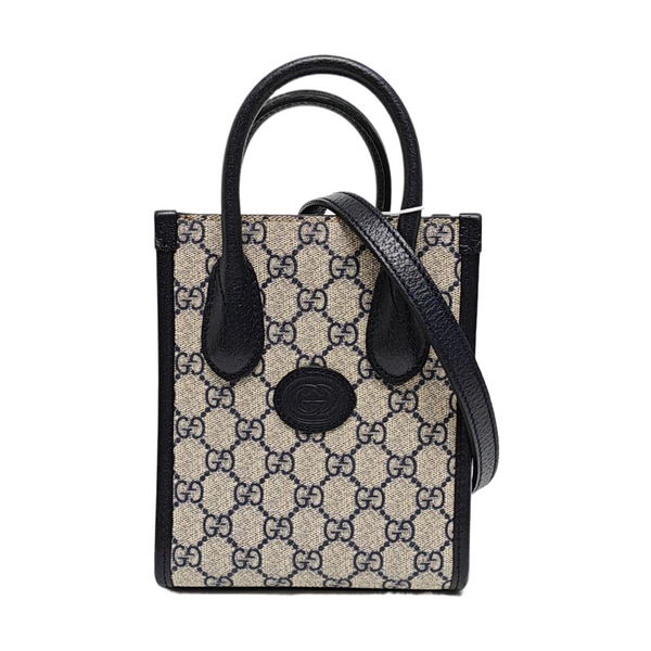 Retro Mini Monogram Coated Canvas Beige