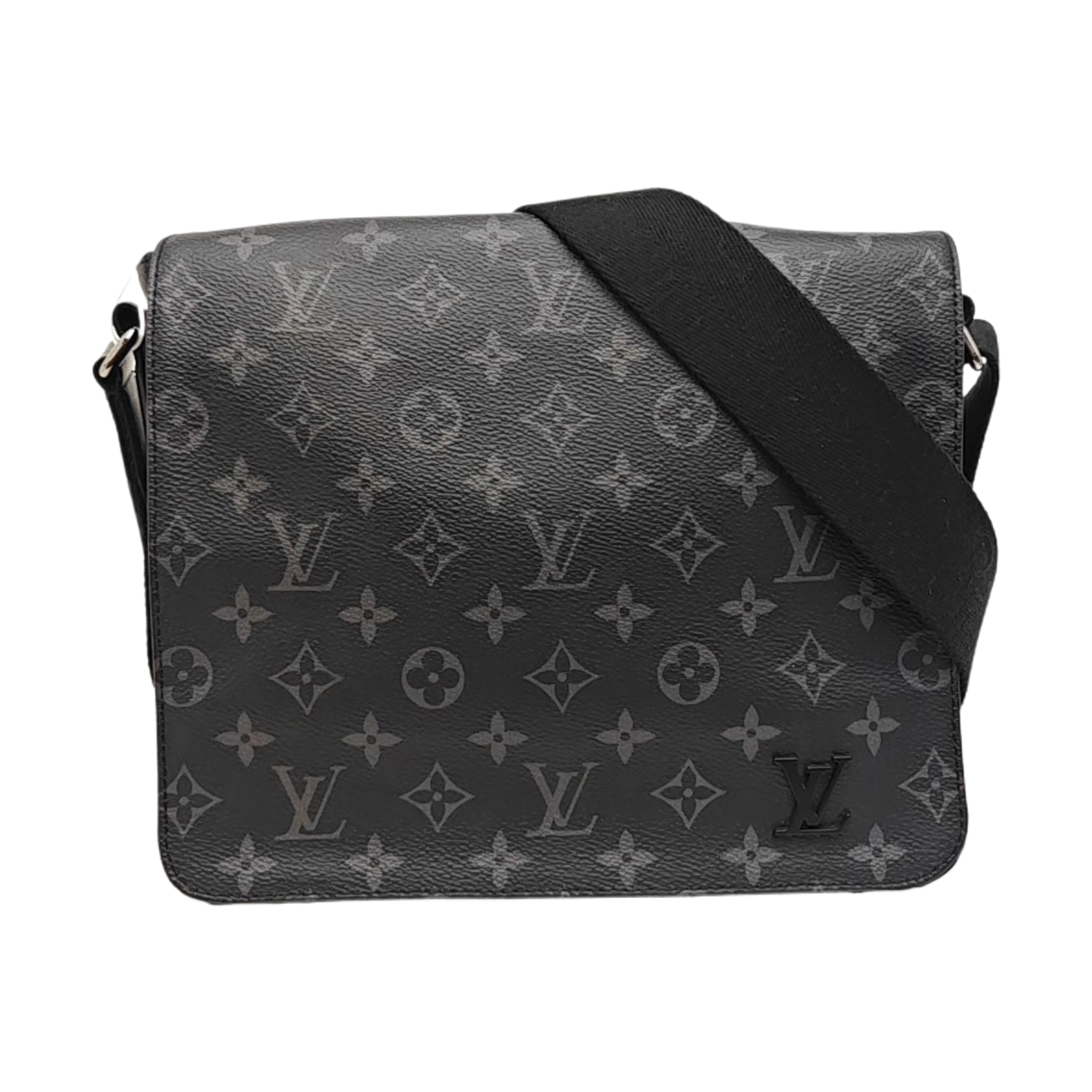 DISTRICT PM Monogram Coated Canvas Gray