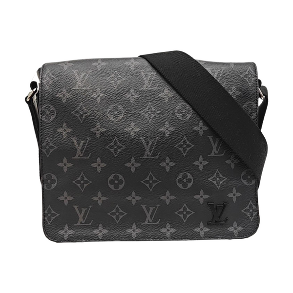 DISTRICT PM Monogram Coated Canvas Gray