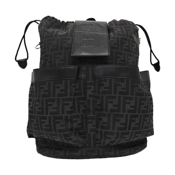 FENDI Strike Medium Canvas Black