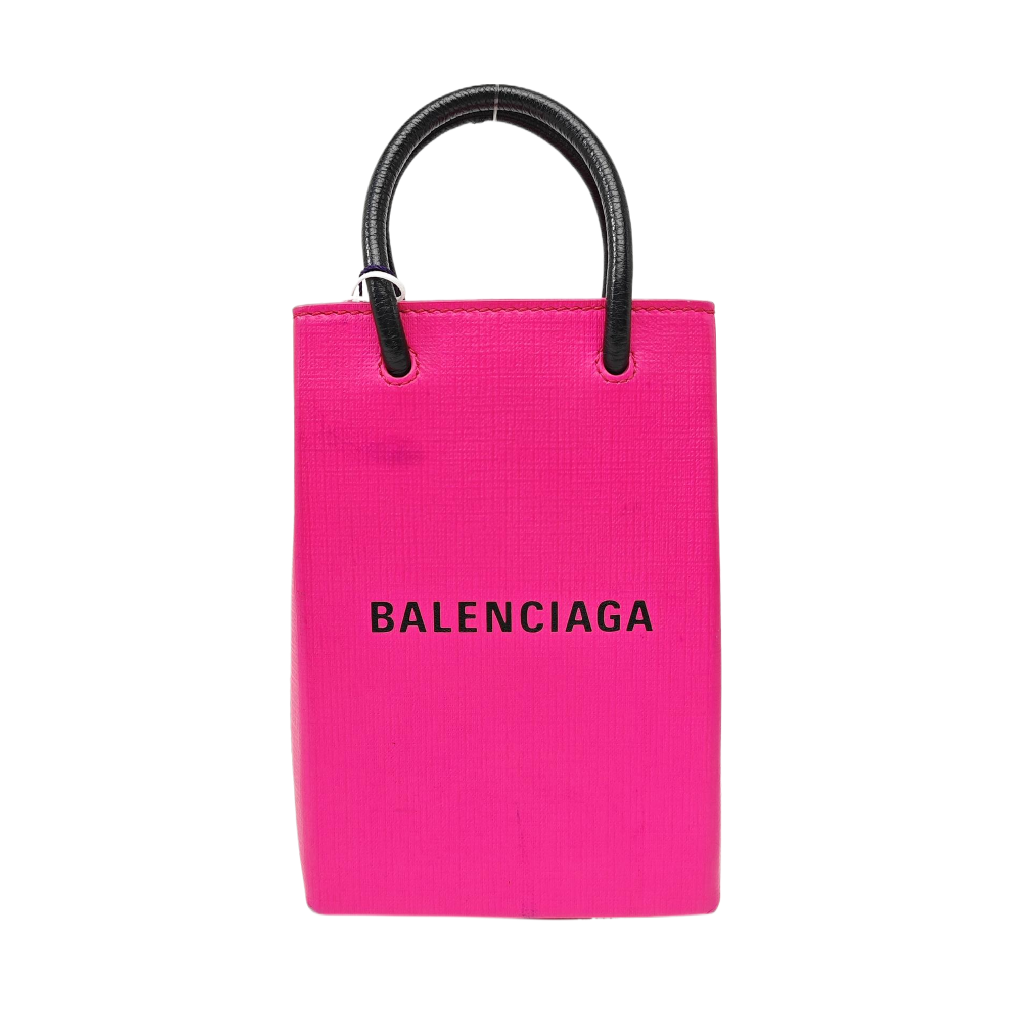 Shopping Bag Calfskin Red