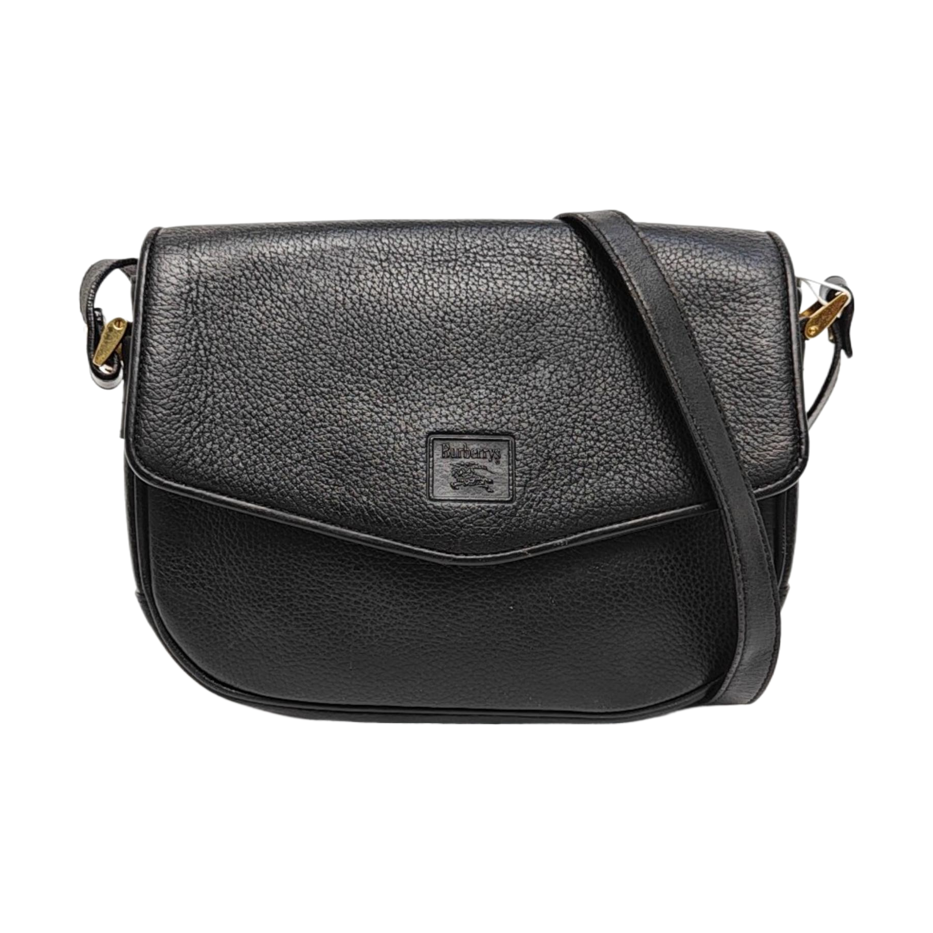 Calfskin Shoulder Bag Black