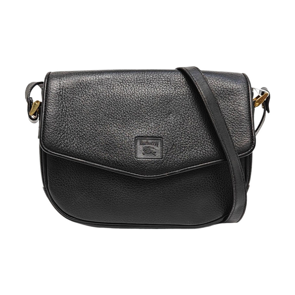 Calfskin Shoulder Bag Black