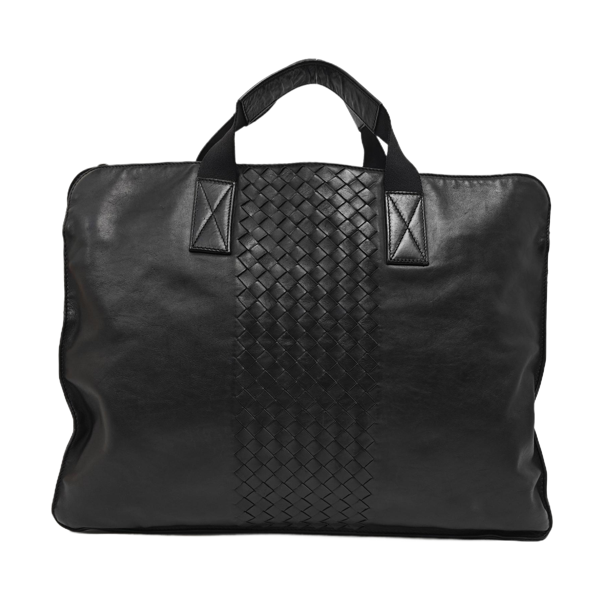 Calfskin Top Handle Bag Black