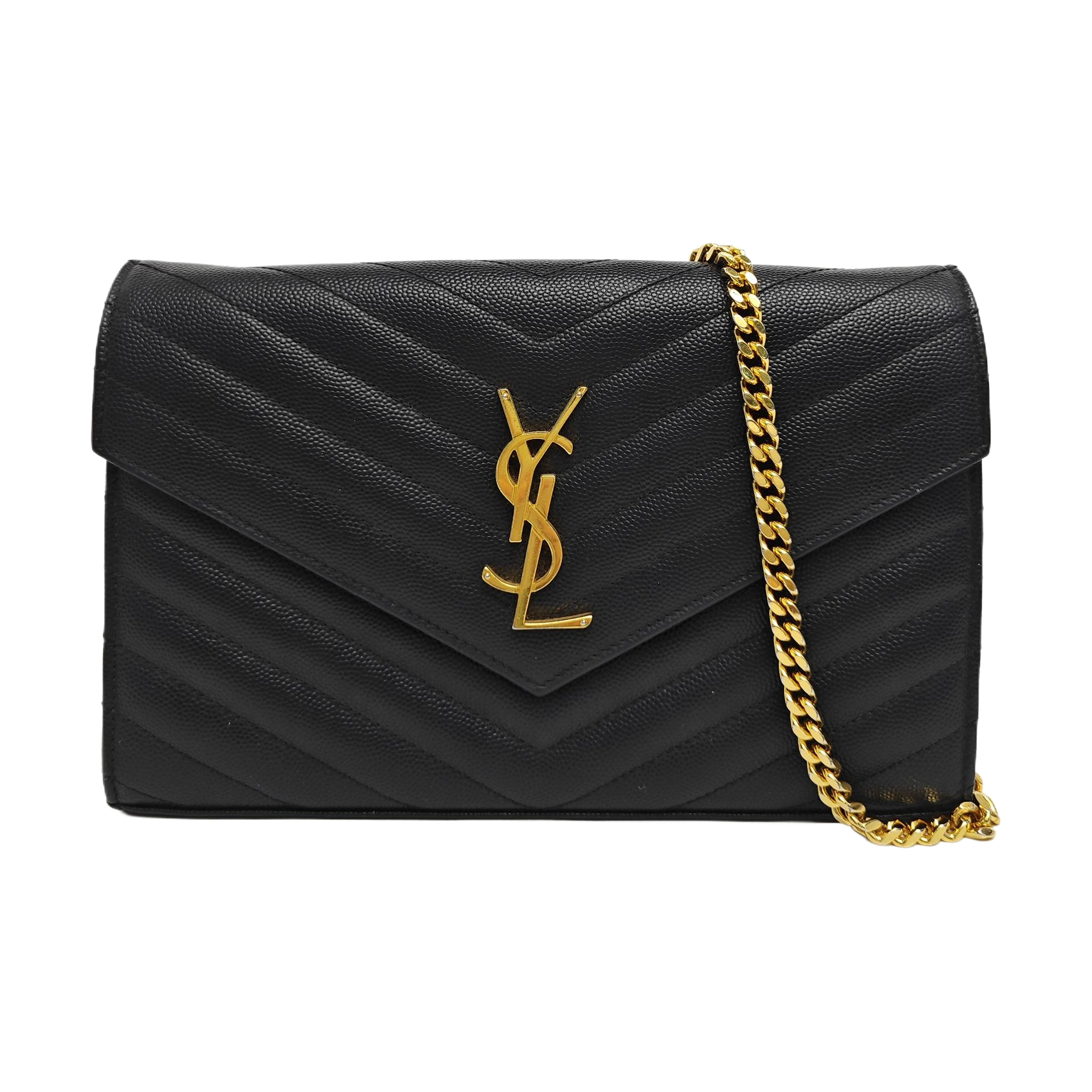 MONOGRAM Medium Quilted Calfskin Black