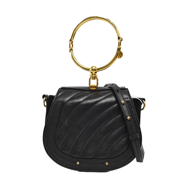 Nile Small Quilted Calfskin Black