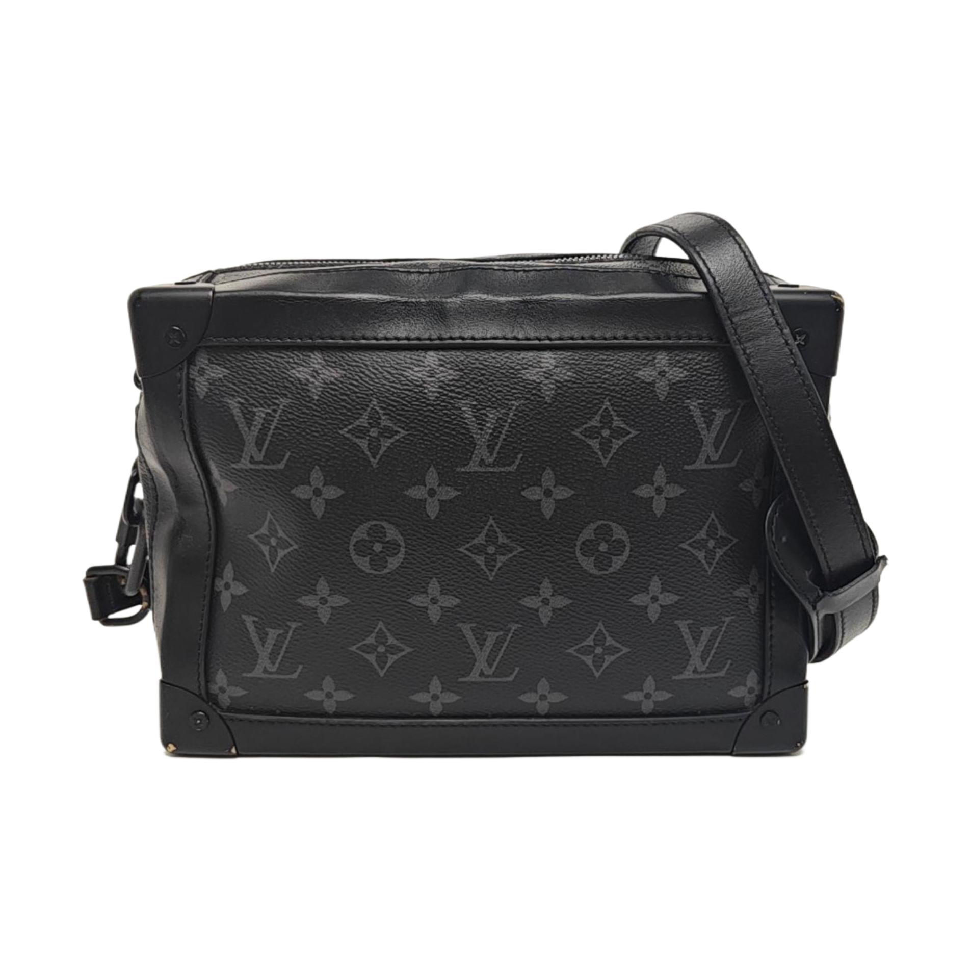 SOFT TRUNK Monogram Coated Canvas Black