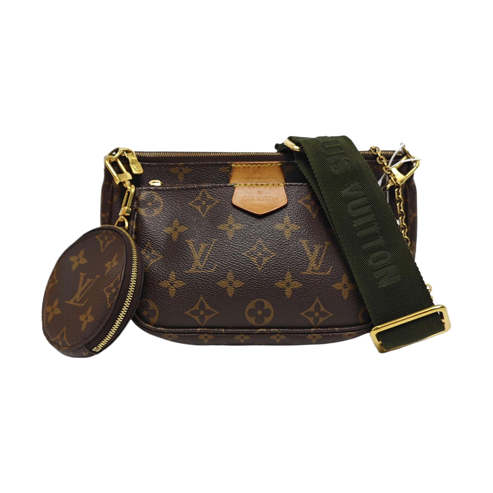 MULTI Monogram Coated Canvas Brown