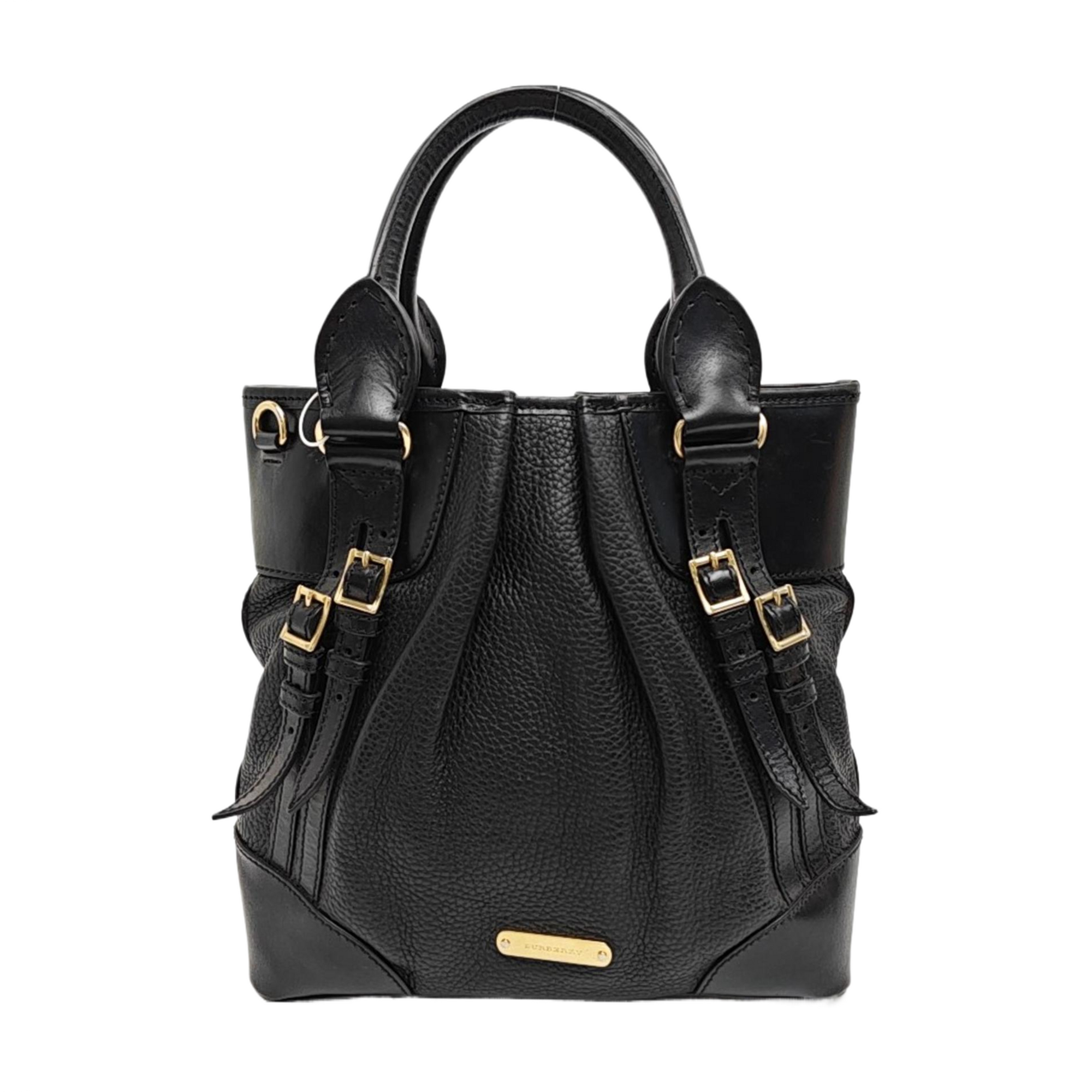 Calfskin Tote Bag Small Black
