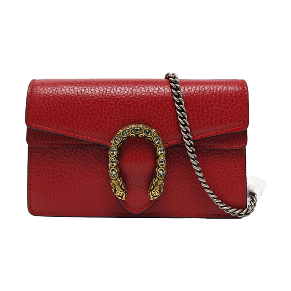 Dionysus Super Mini Calfskin Red