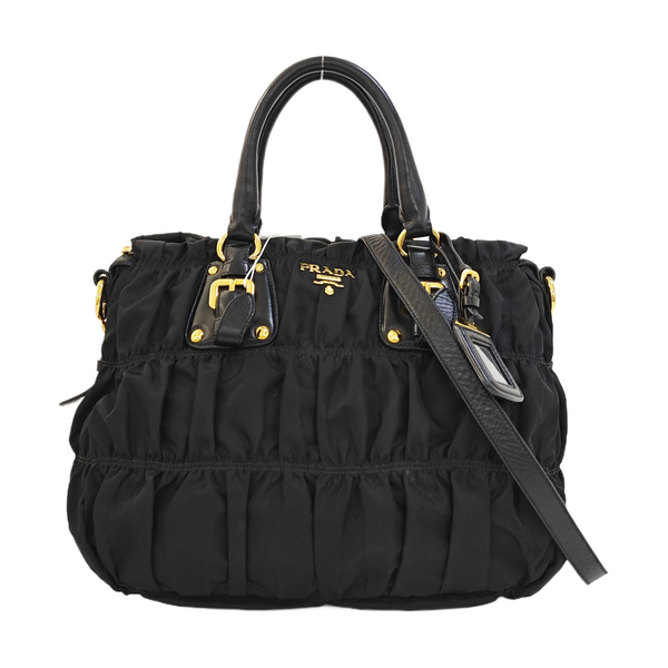 Nylon Tote Bag Black