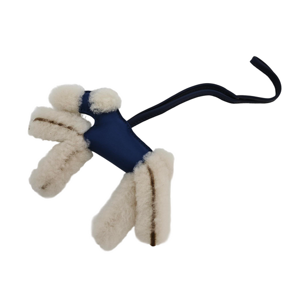 Leather Bag Charm White