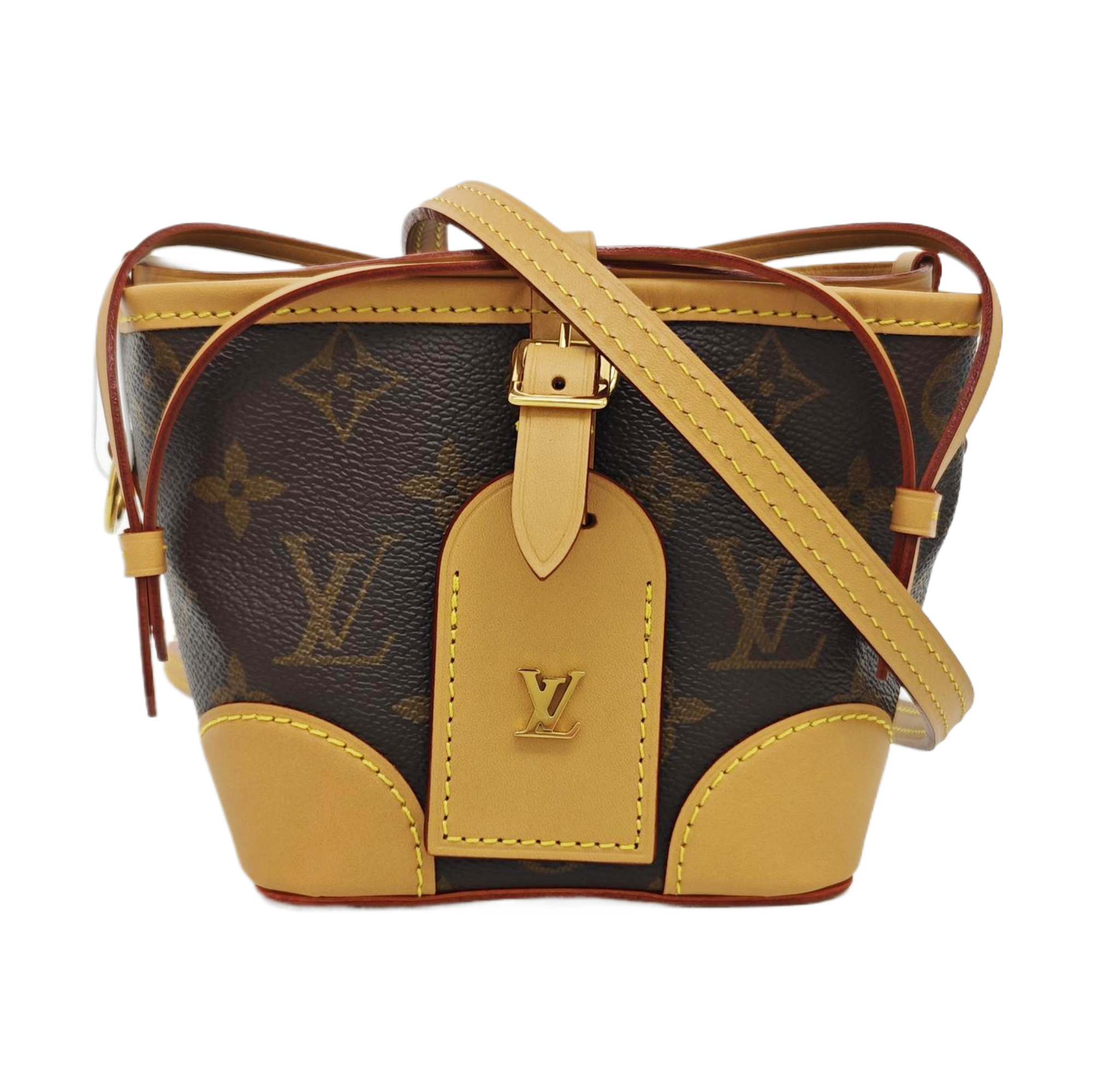 NOÉ Monogram Coated Canvas Brown