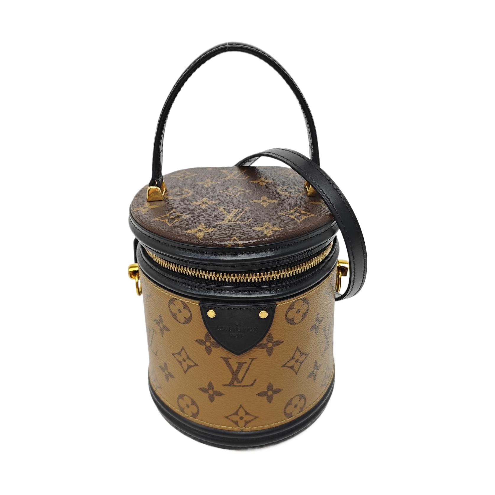 CANNES PM Monogram Coated Canvas Brown