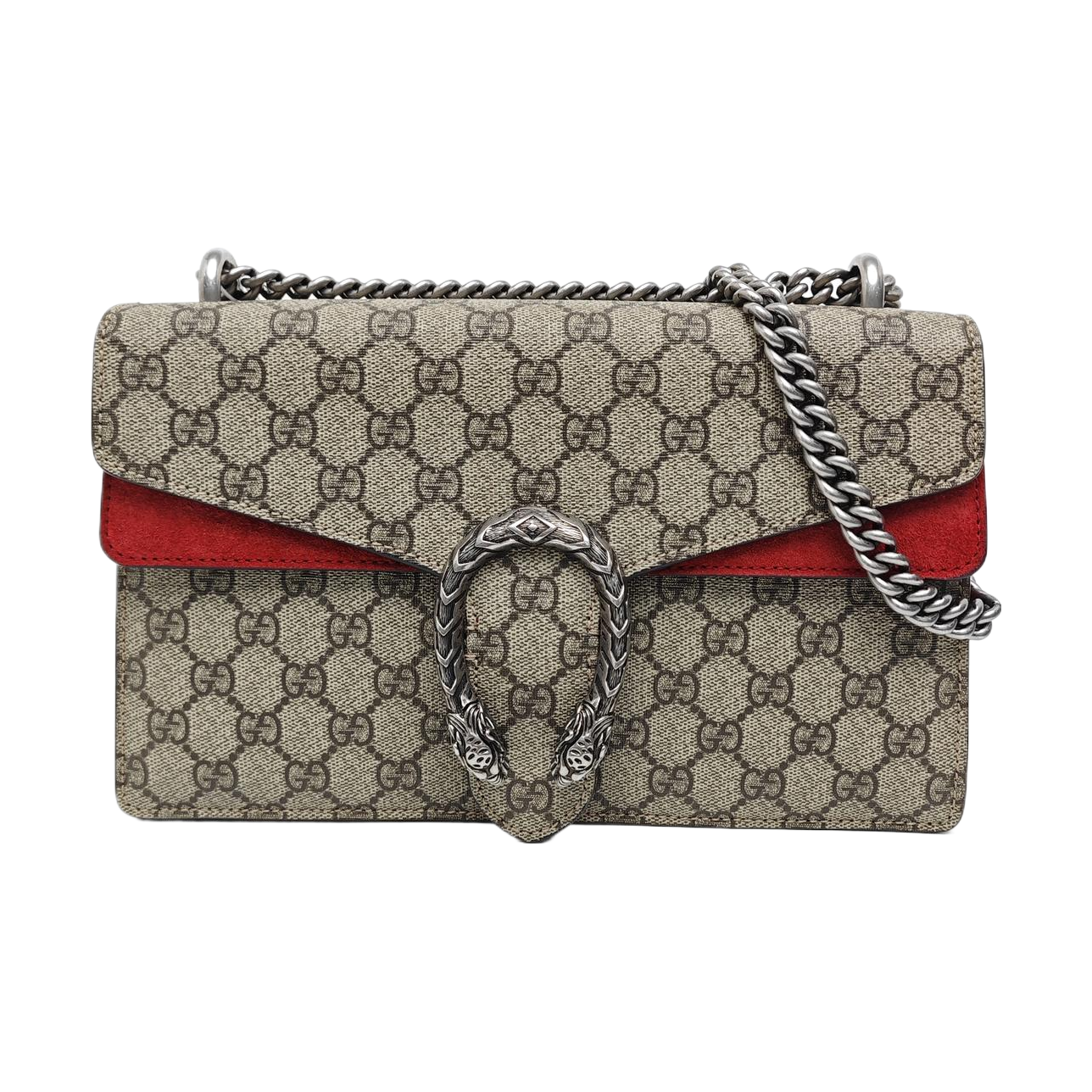 Dionysus Small Monogram Coated Canvas Black