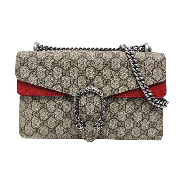 Dionysus Small Monogram Coated Canvas Black