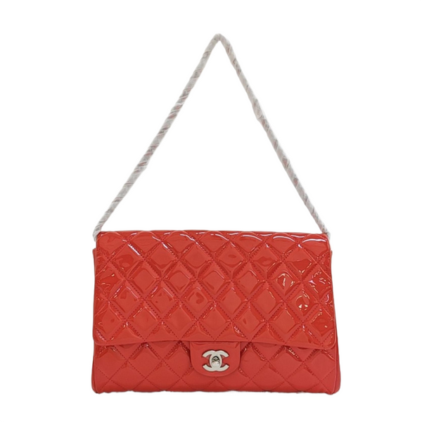Quilted Patent Leather Pink