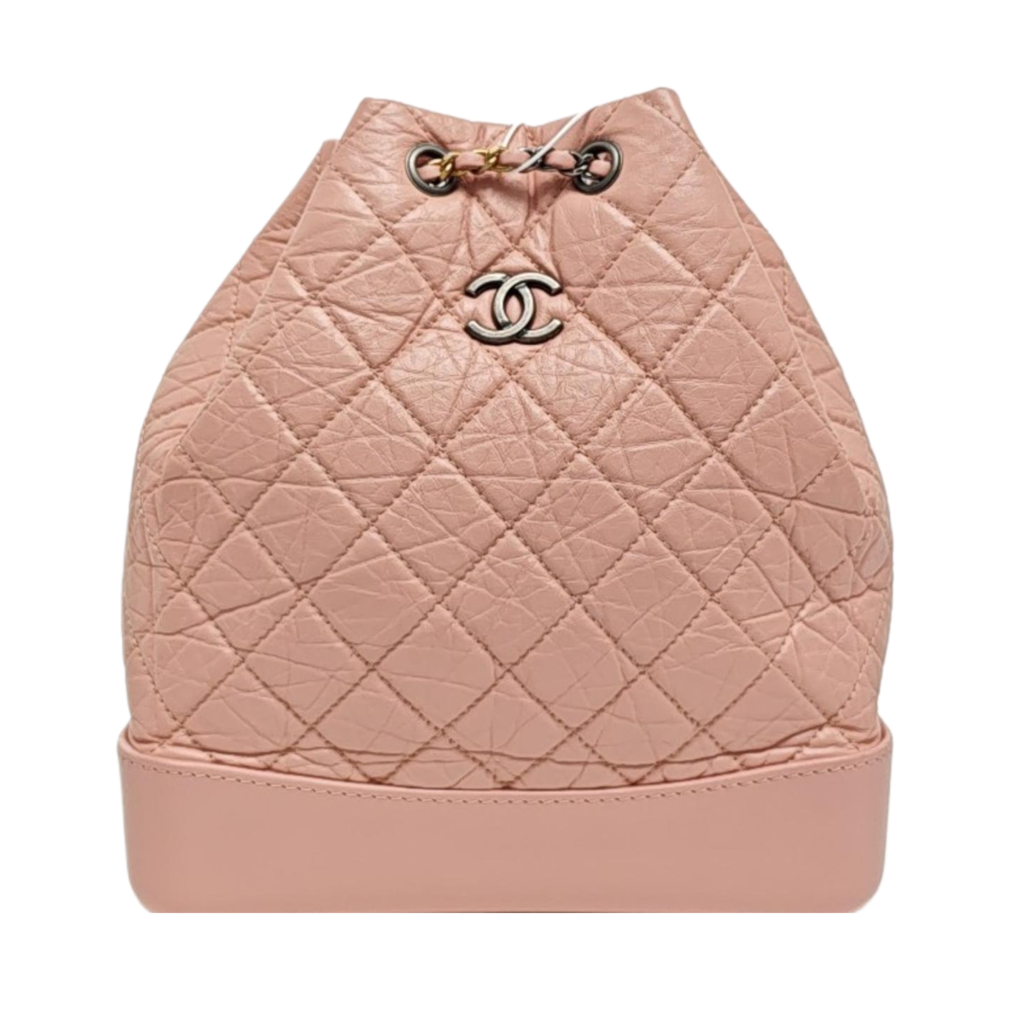 GABRIELLE Medium Quilted Calfskin Pink