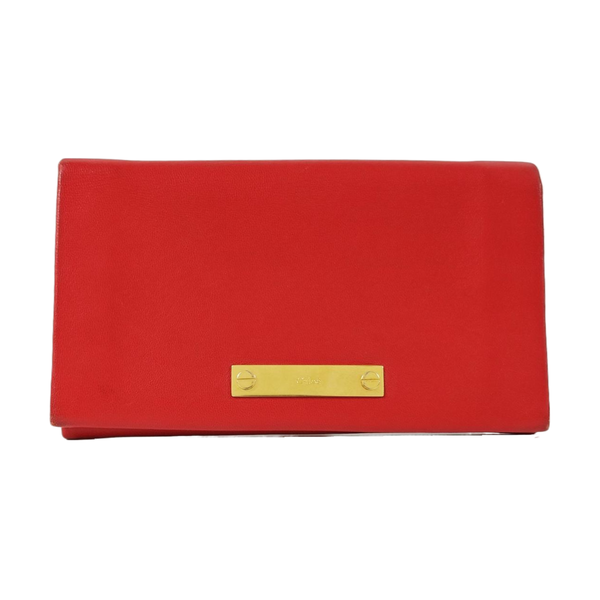 Calfskin Wallet Red