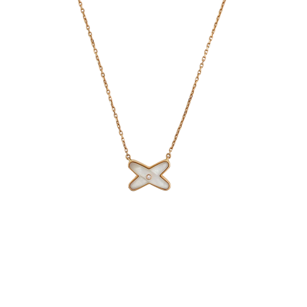 Jeux De Liens 18k Rose Gold Necklace