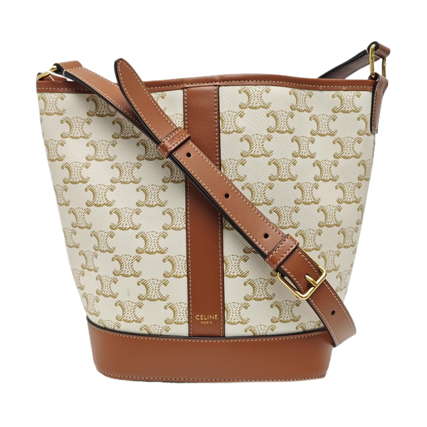 TRIOMPHE CANVAS Small Coated Canvas Beige