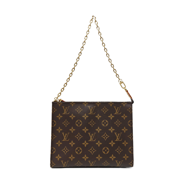 TOILET POCKET 26 Monogram Coated Canvas Brown