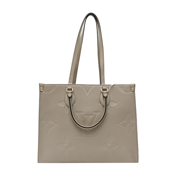 ONTHEGO MM Monogram Calfskin Gray