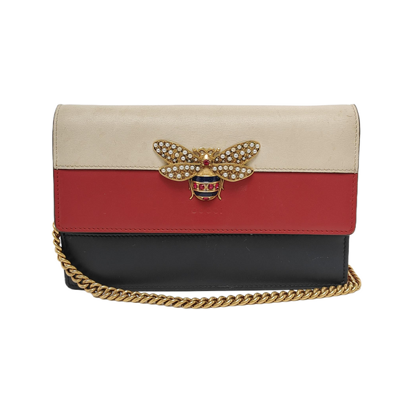Queen Margaret Minibolsa de piel de becerro Multicolor
